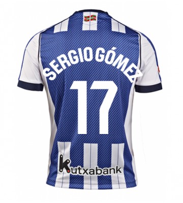 Real Sociedad Sergio Gomez #17 Prima Maglia 2025-26 Manica Corta